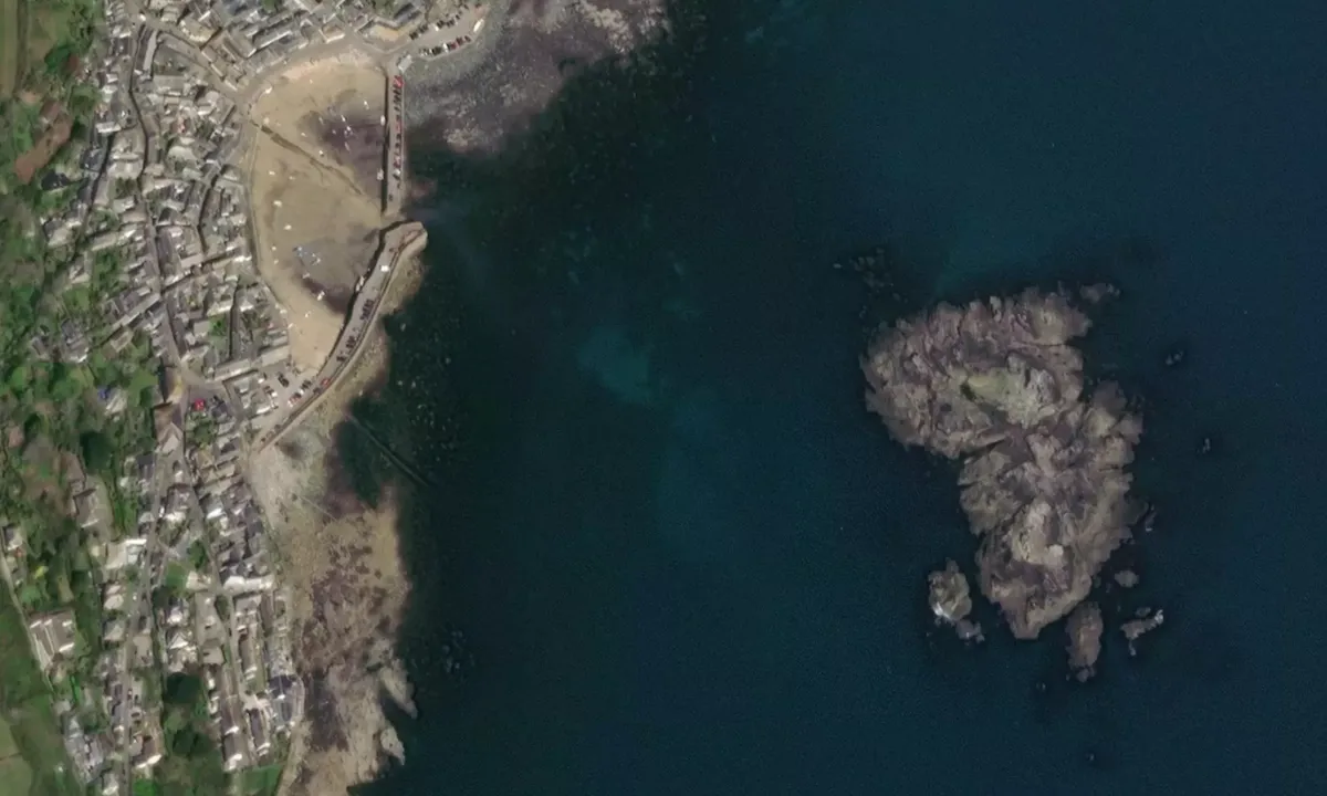 Flyfoto av Mousehole