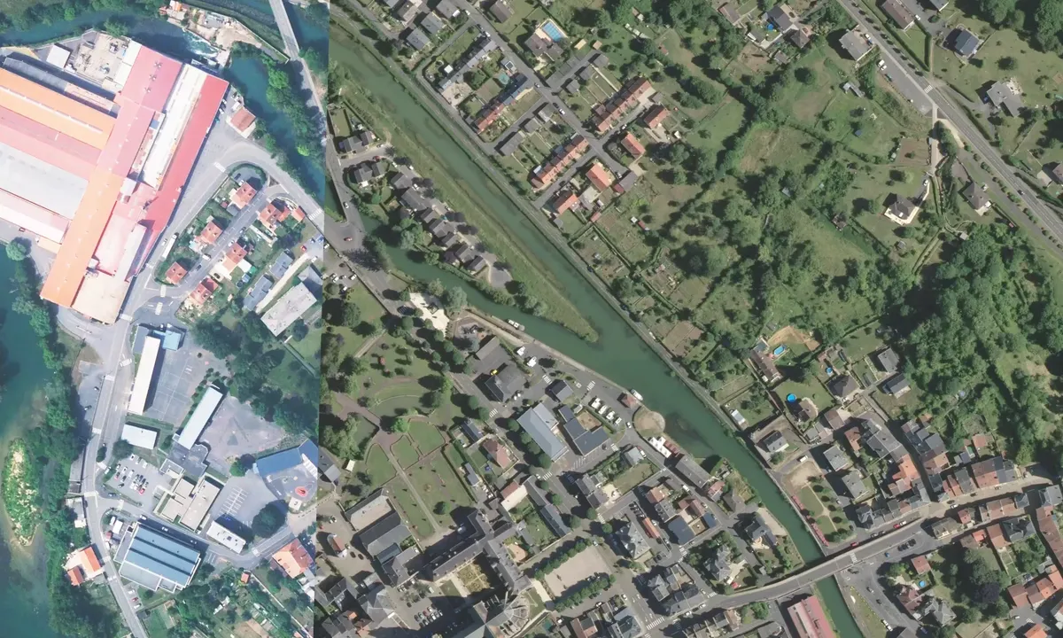Satelite image of Mouzon Halte Nautique
