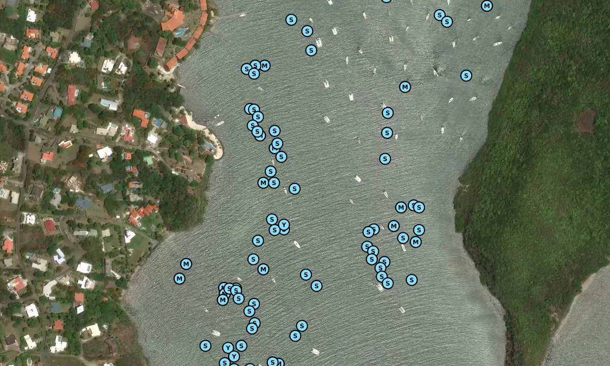 Satelite image of Mt Hartman Bay