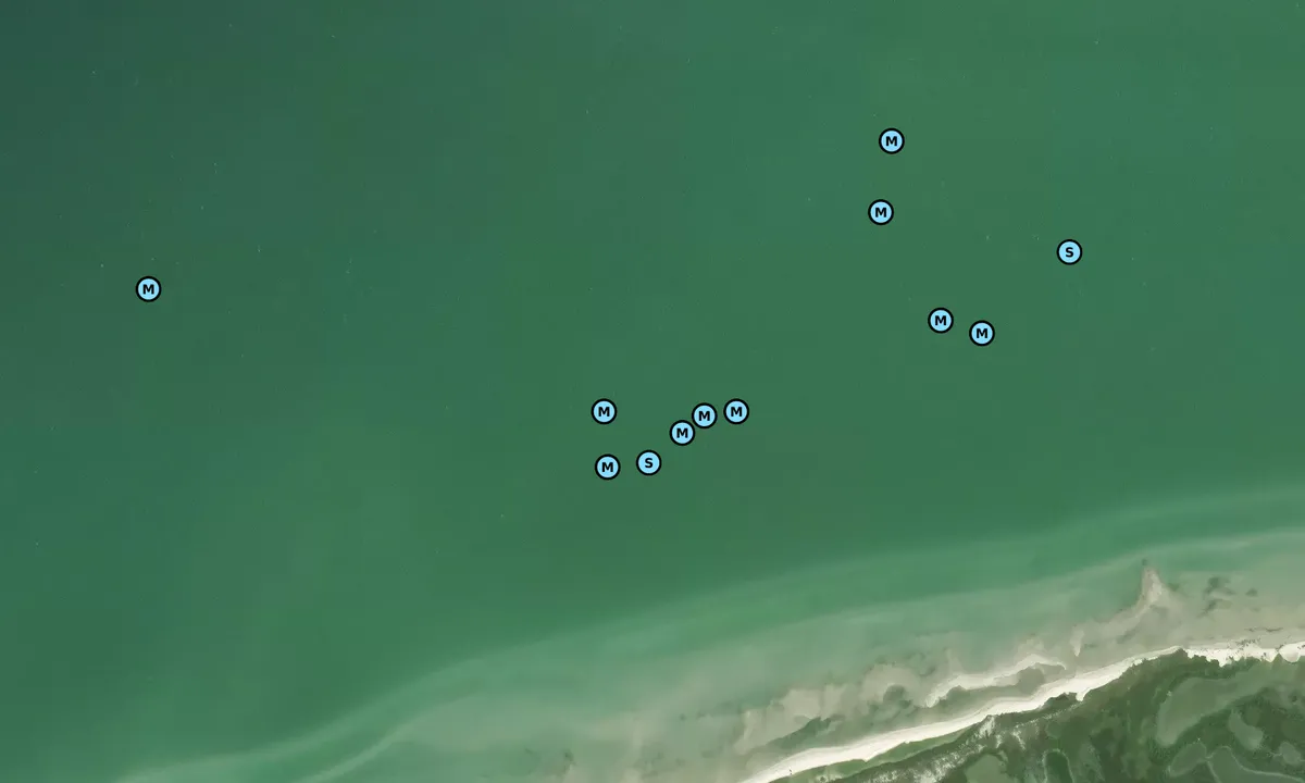 Satelite image of Mud Island