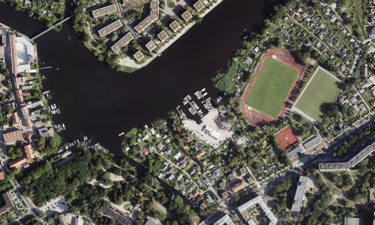 Flyfoto av Müggelspree