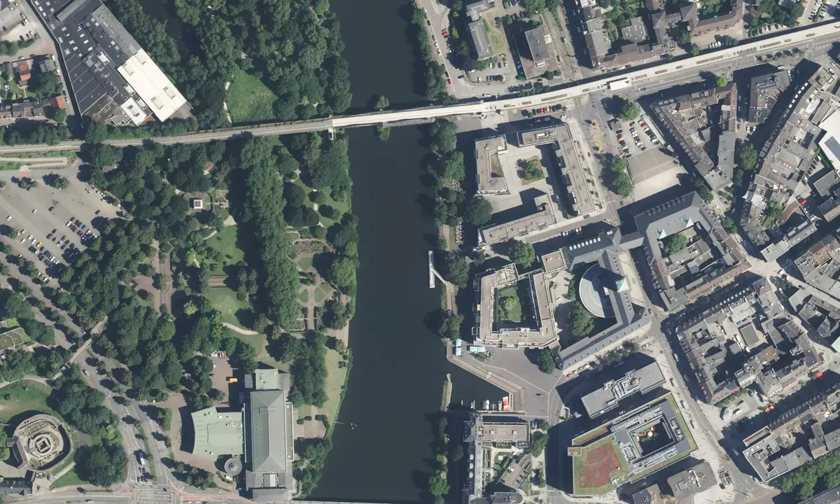 Satelite image of Mülheim an der Ruhr