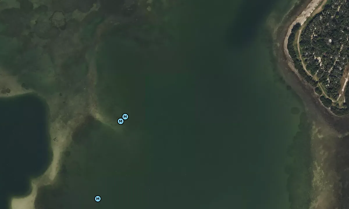 Satelite image of Mullet Key Bayou