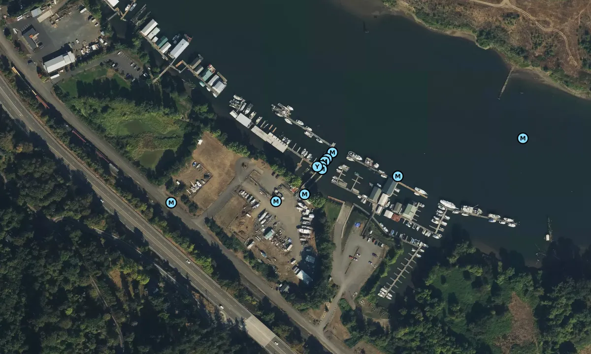 Satelite image of Multnomah Yacht Repair