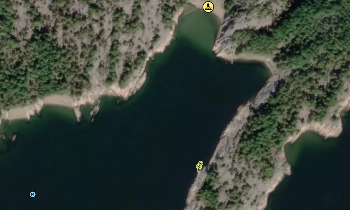 Satelite image of Munketangen