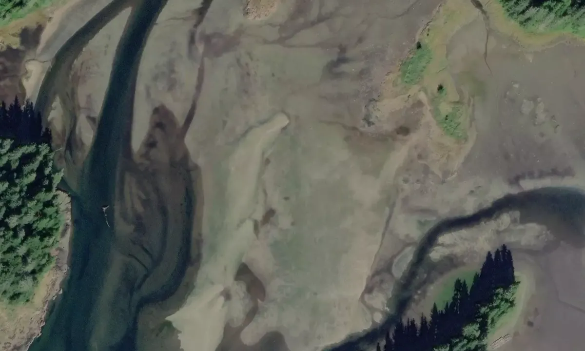 Satelite image of Murder Cove