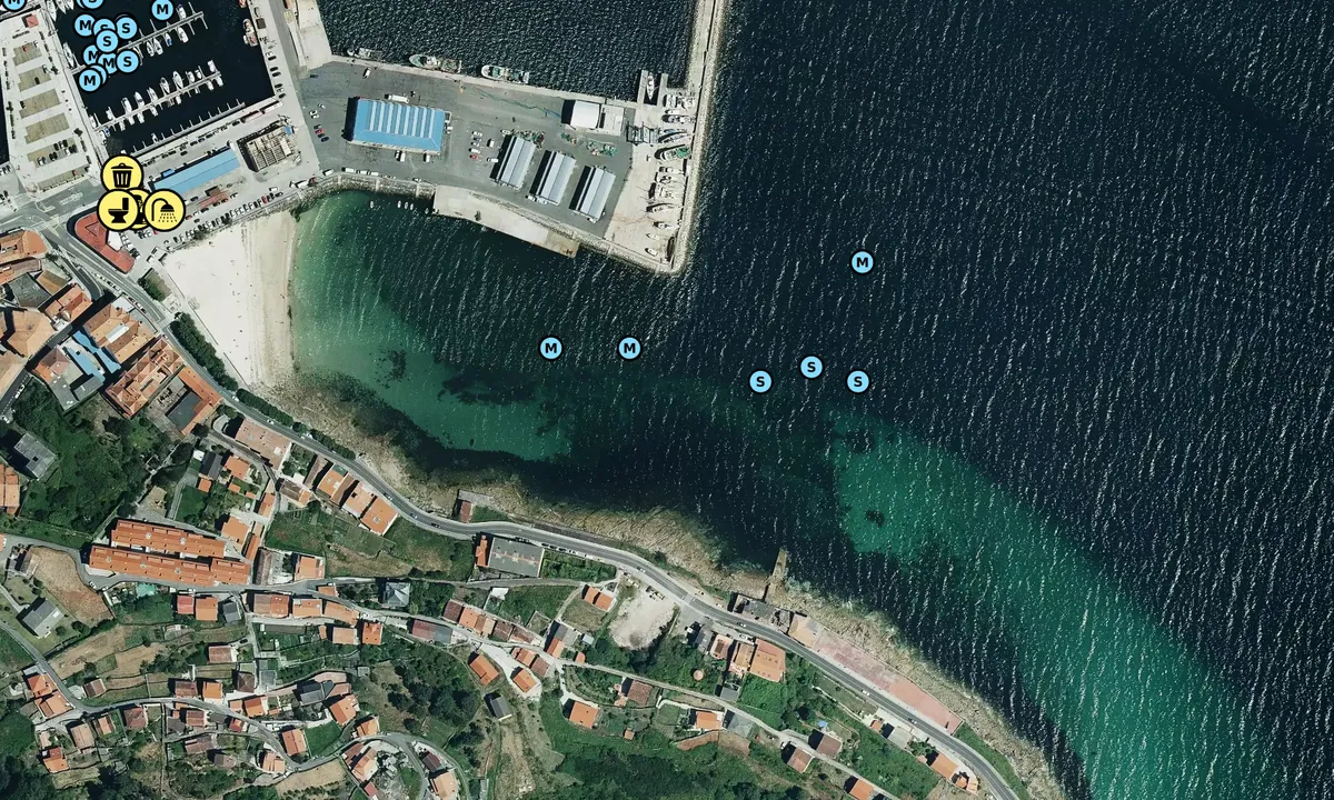 Satelite image of Muros