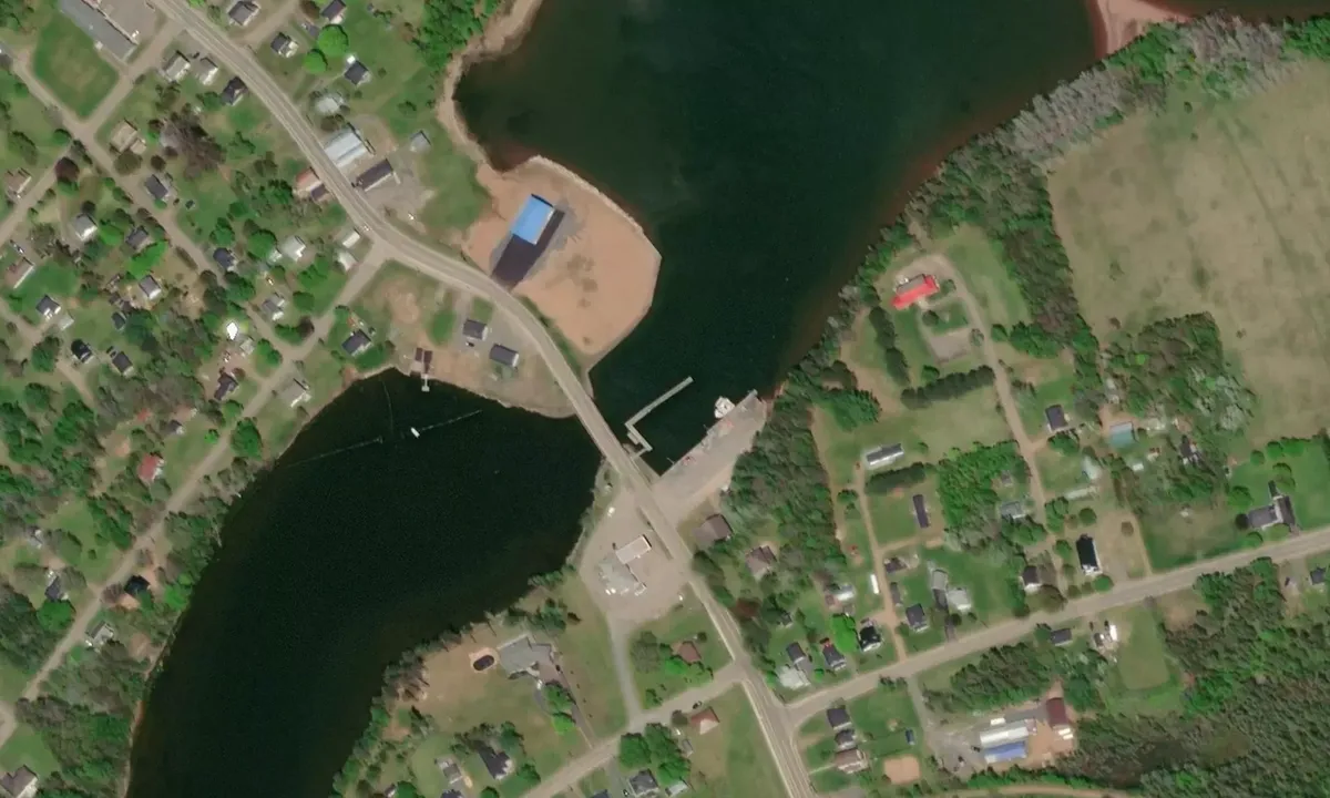 Satelite image of Murray River Marina