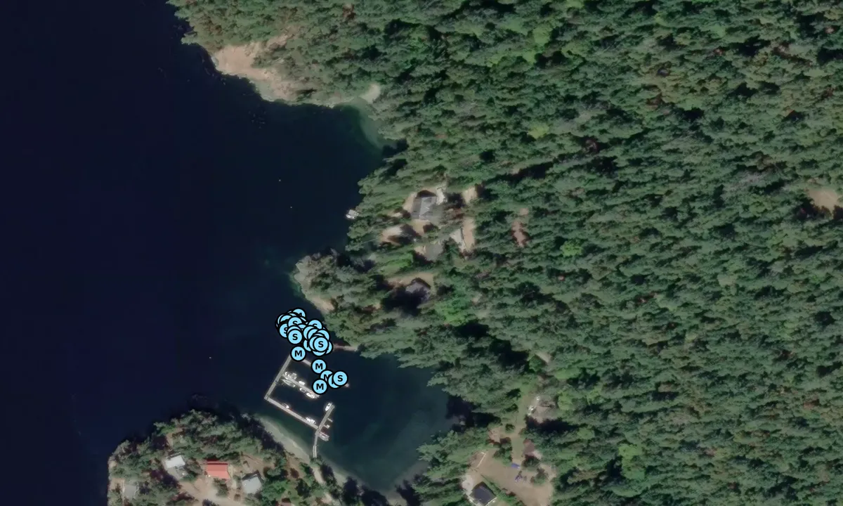 Satelite image of Musgrave Landing