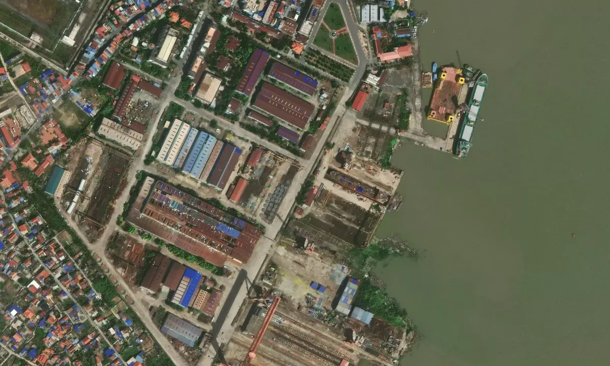 Satelite image of Nam Trieu Shipbuilding Industry Co.