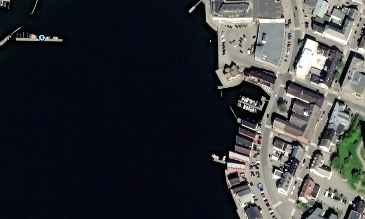 Satelite image of Namsos