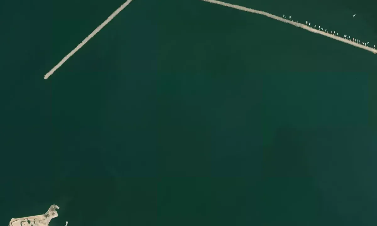 Satelite image of Naplio Bay