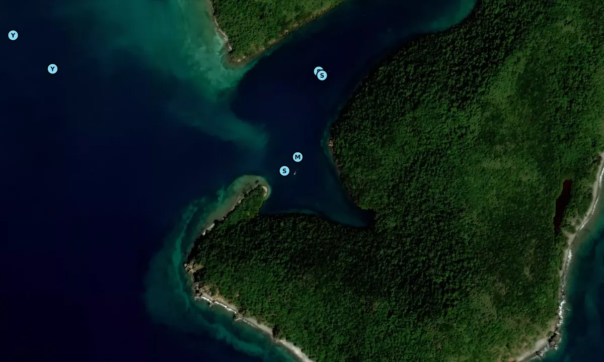 Satelite image of Nathaniel Bay