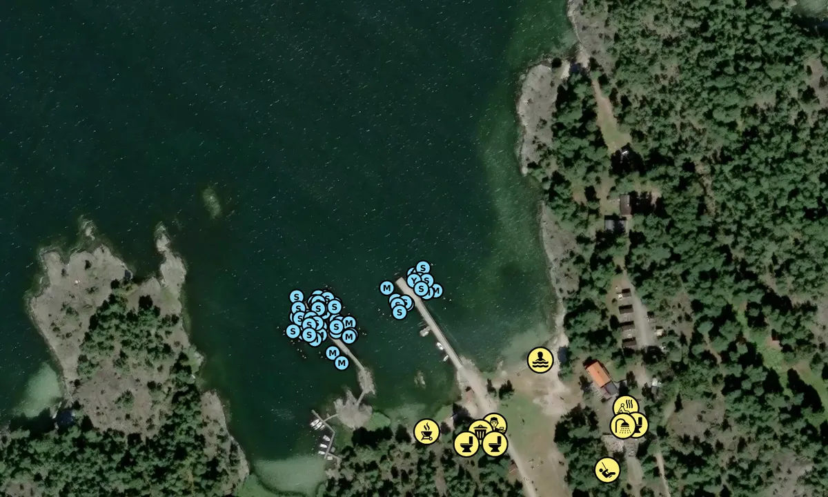 Satelite image of Nåttarö