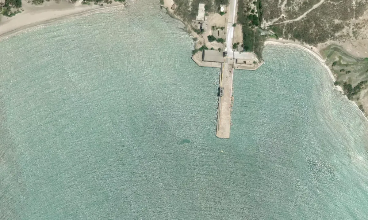 Satelite image of Naval Armada Check in