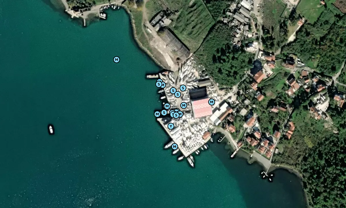 Satelite image of Navar Boatyard