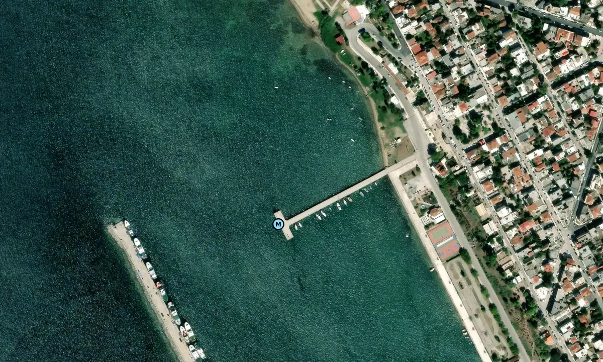 Satelite image of Nea Michaniona