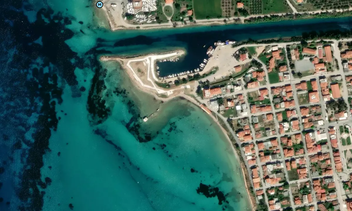 Satelite image of Nea Potidaia West