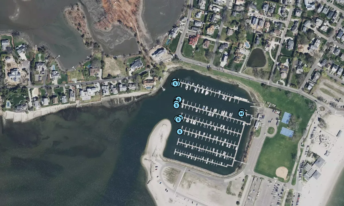 Satelite image of Ned Dimes Marina - Westport
