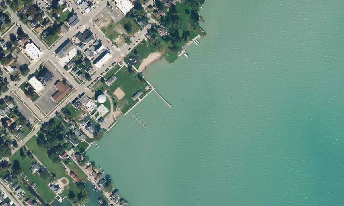 Satelite image of New Baltimore City Park