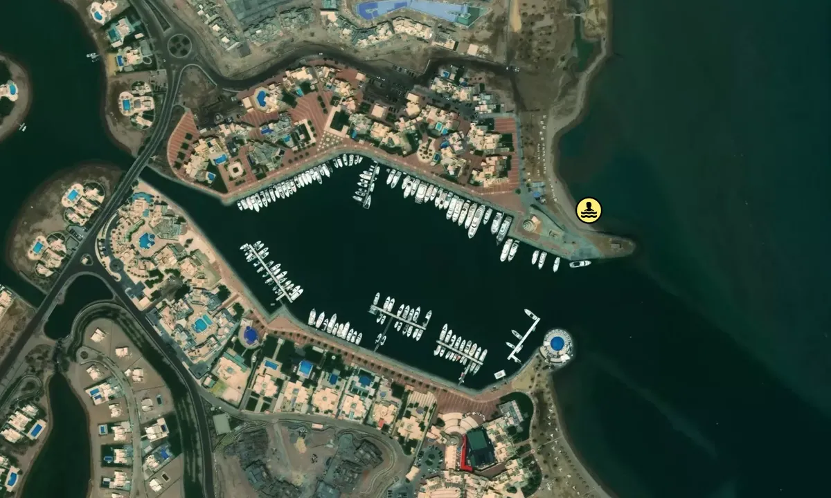 Satelite image of New Marina El Gouna