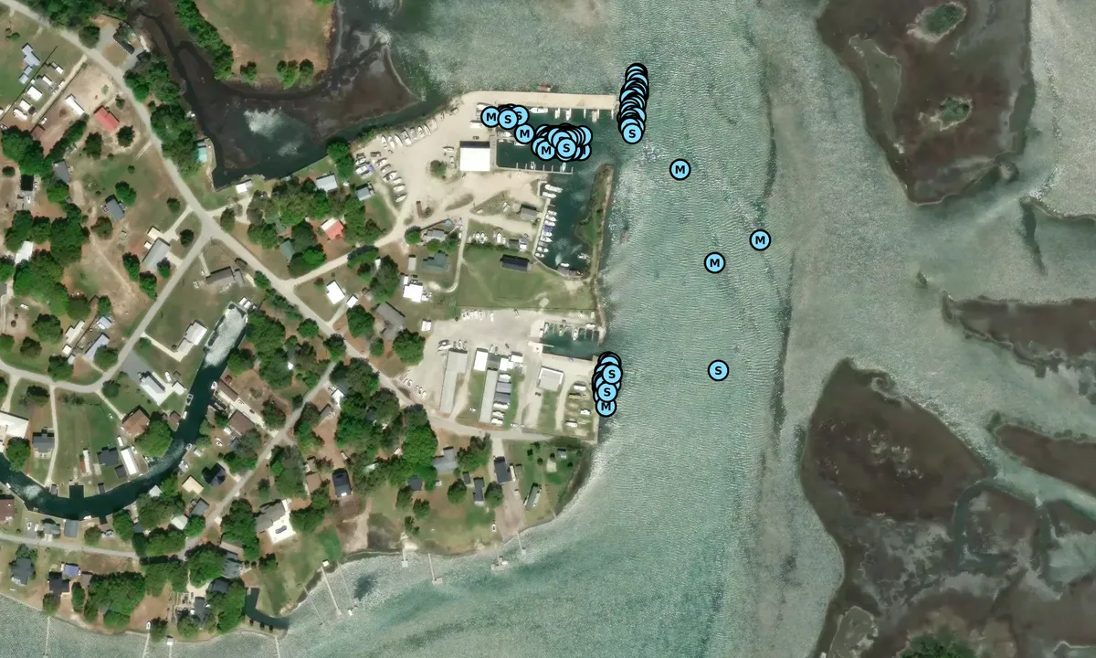 Satelite image of New River Marina
