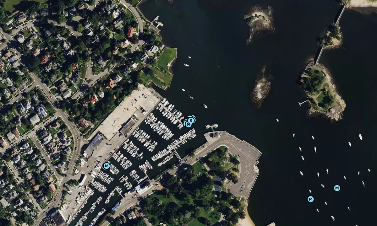 Satelite image of New Rochelle Municipal Marina