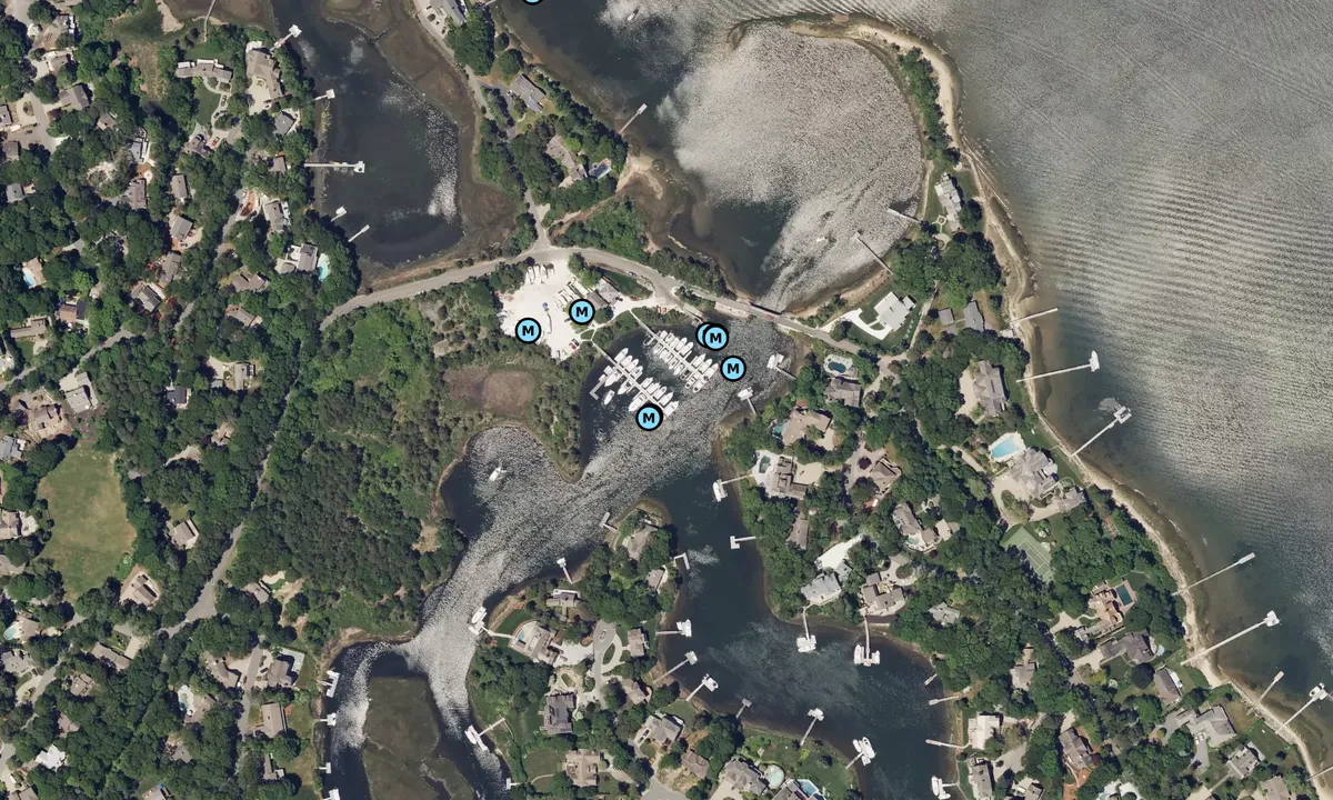 Satelite image of New Seabury Marina