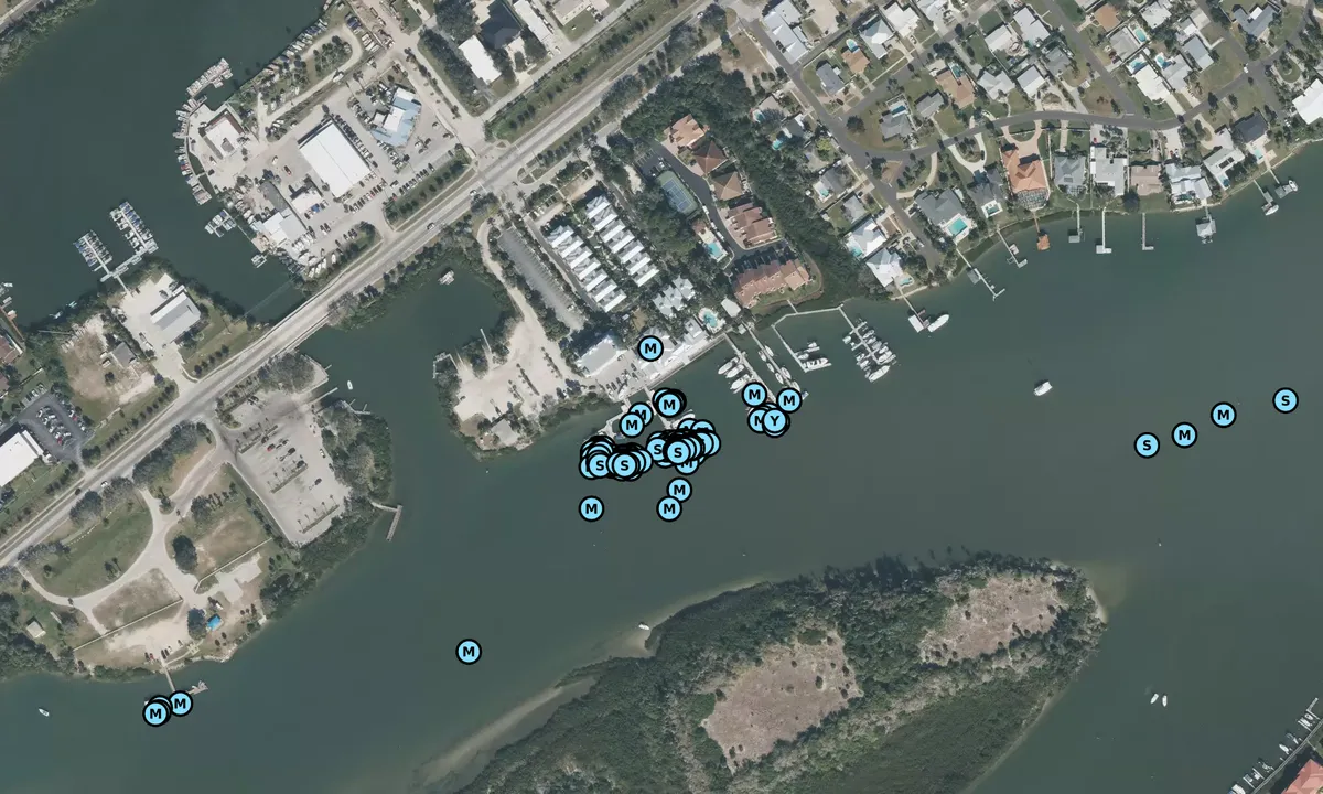 Satelite image of New Smyrna Marina