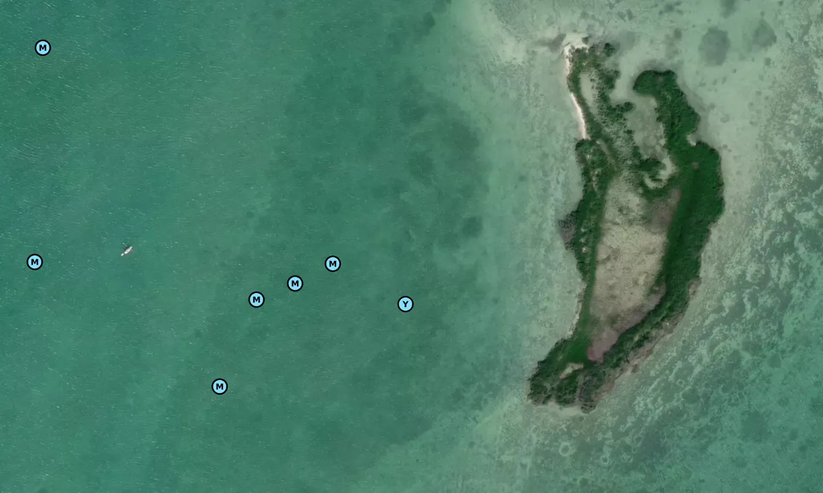 Satelite image of Newfound Channel Key