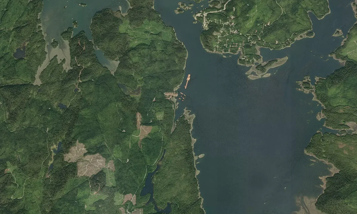 Flyfoto av Nichin Cove