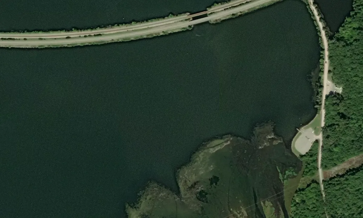 Satelite image of Nickajack Bat Cave