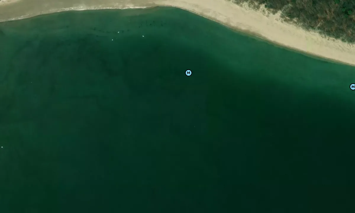 Satelite image of Nickel Beach