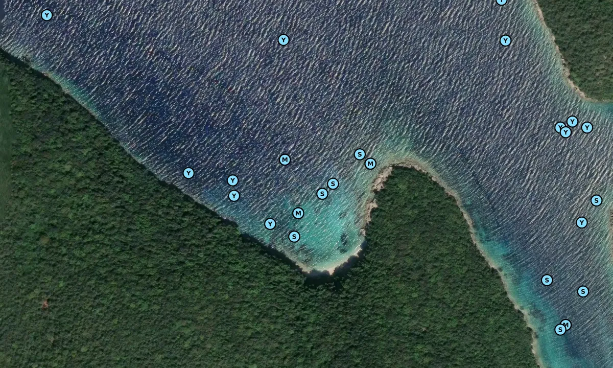Satelite image of Nisida Syvota North