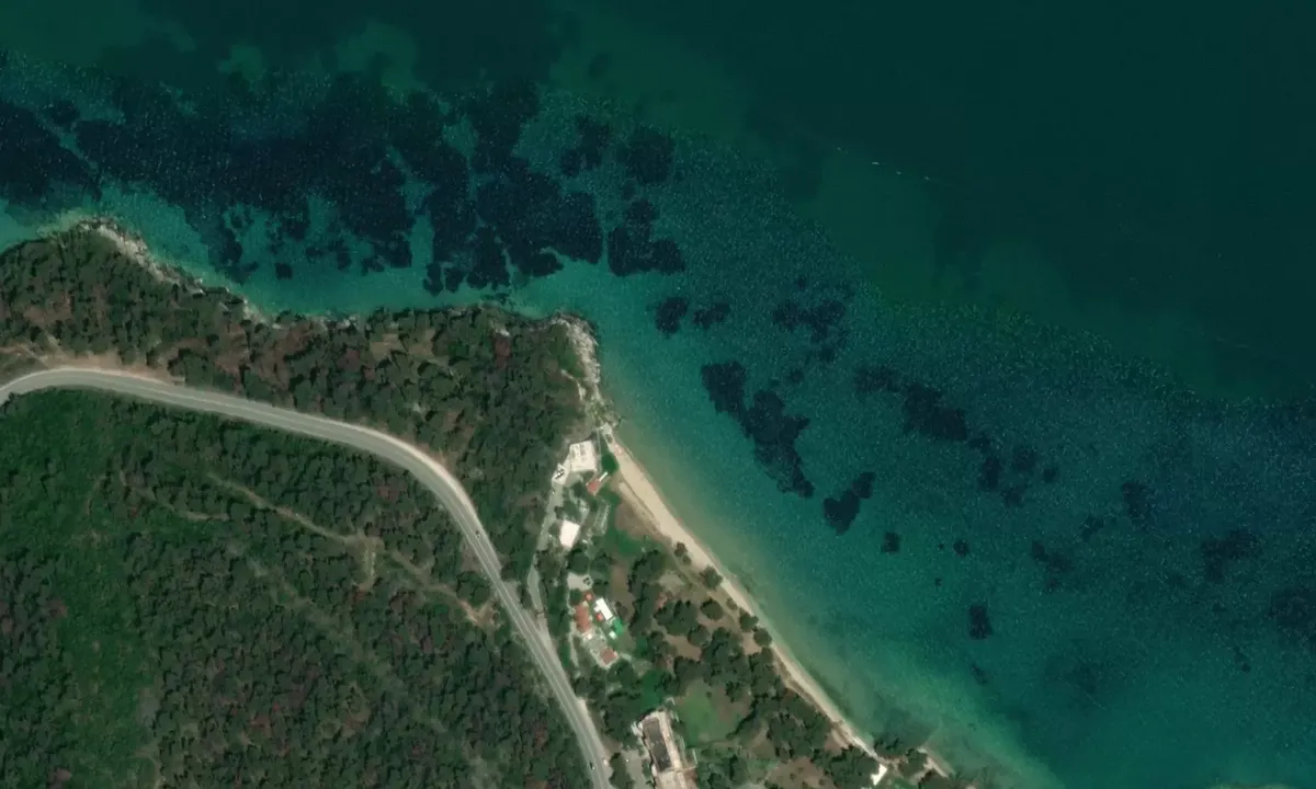 Satelite image of Nisteri Beach