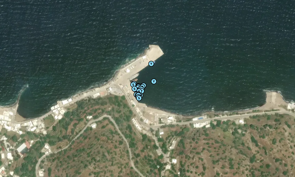 Satelite image of Nisyros Harbor
