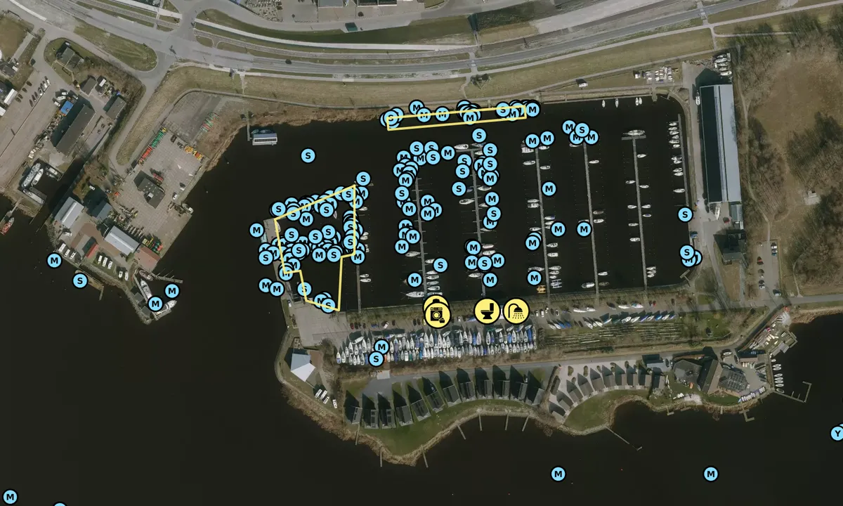 Satelite image of Noordergat Marina