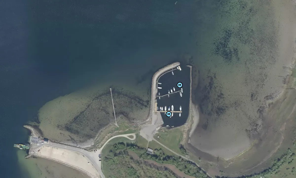 Satelite image of Nordhammer Havn