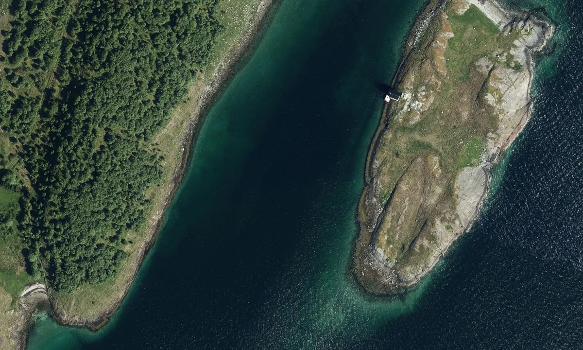 Flyfoto av Nordre sørøyholmen