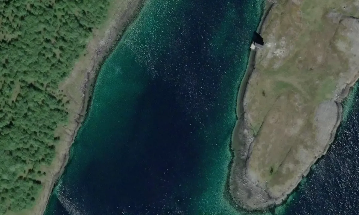 Satelite image of Nordre sørøyholmen