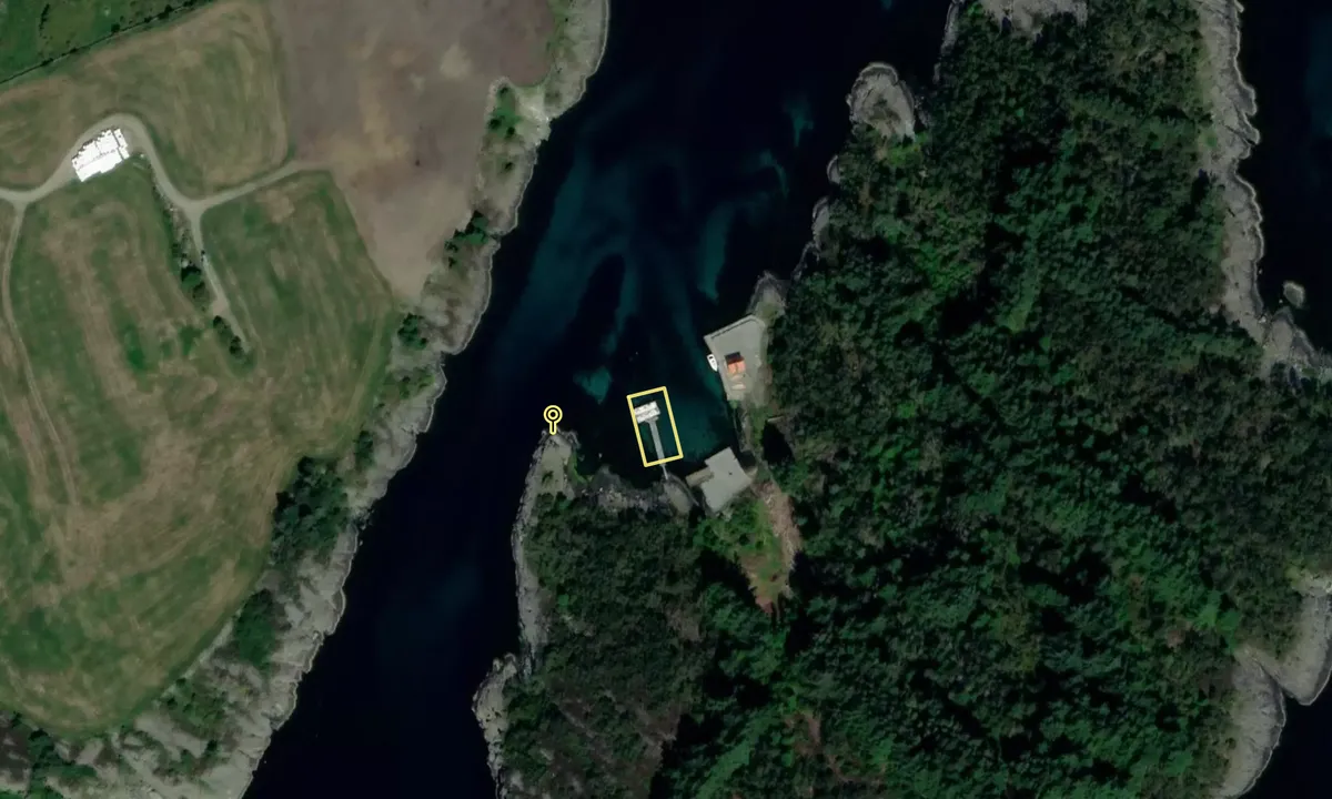 Satelite image of Nordre Vågholmen