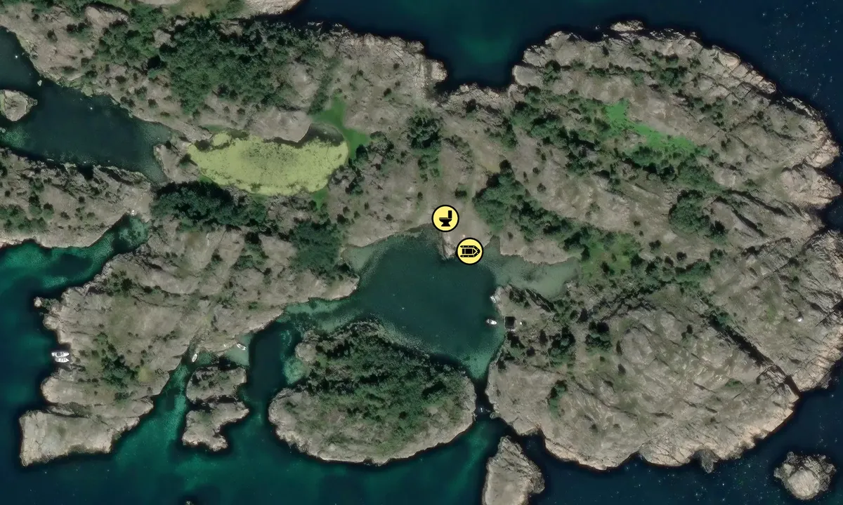 Satelite image of Nordre Vassøy