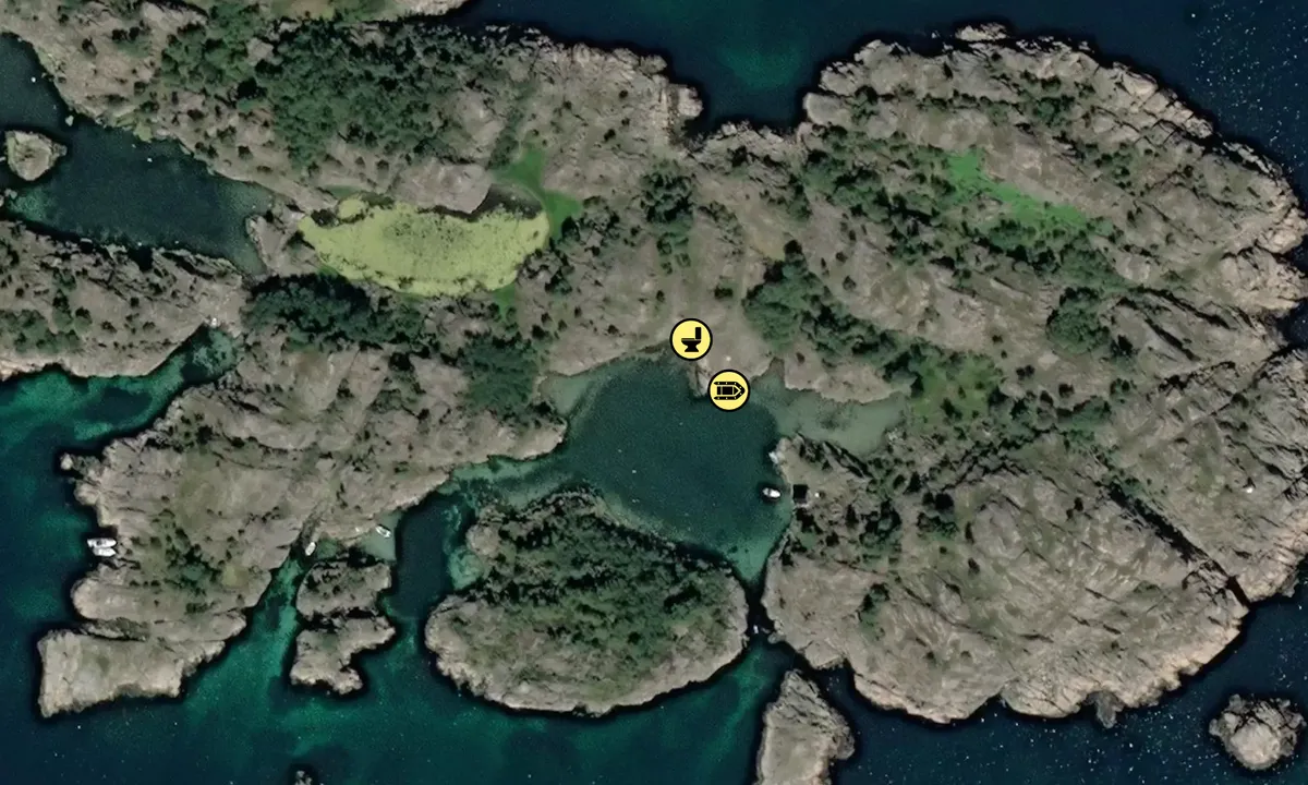 Satelite image of Nordre Vassøy