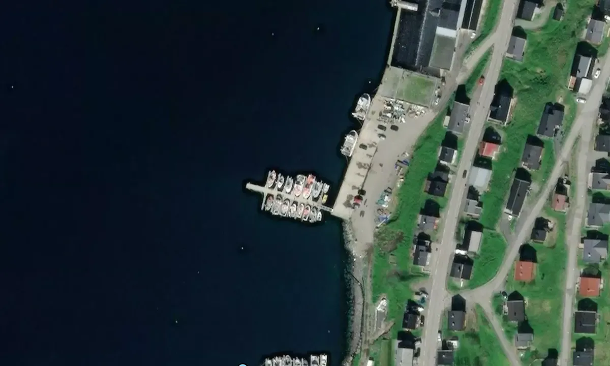 Satelite image of Nordvågen - Nordkapp