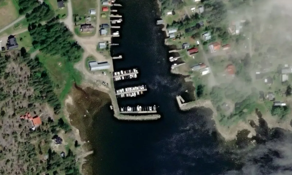 Satelite image of Norrbyn