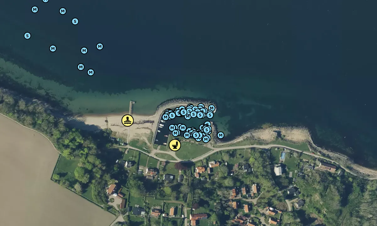 Satelite image of Norreborg Hamn - Ven