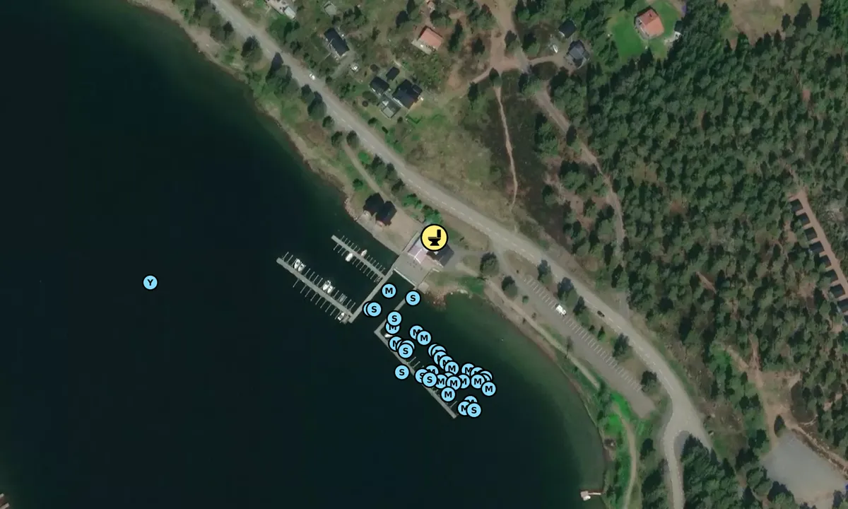 Satelite image of Norrfällsviken Camping, Stugby & Marina