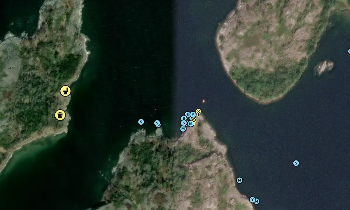 Satelite image of Norrpada - Storskär - Blidö