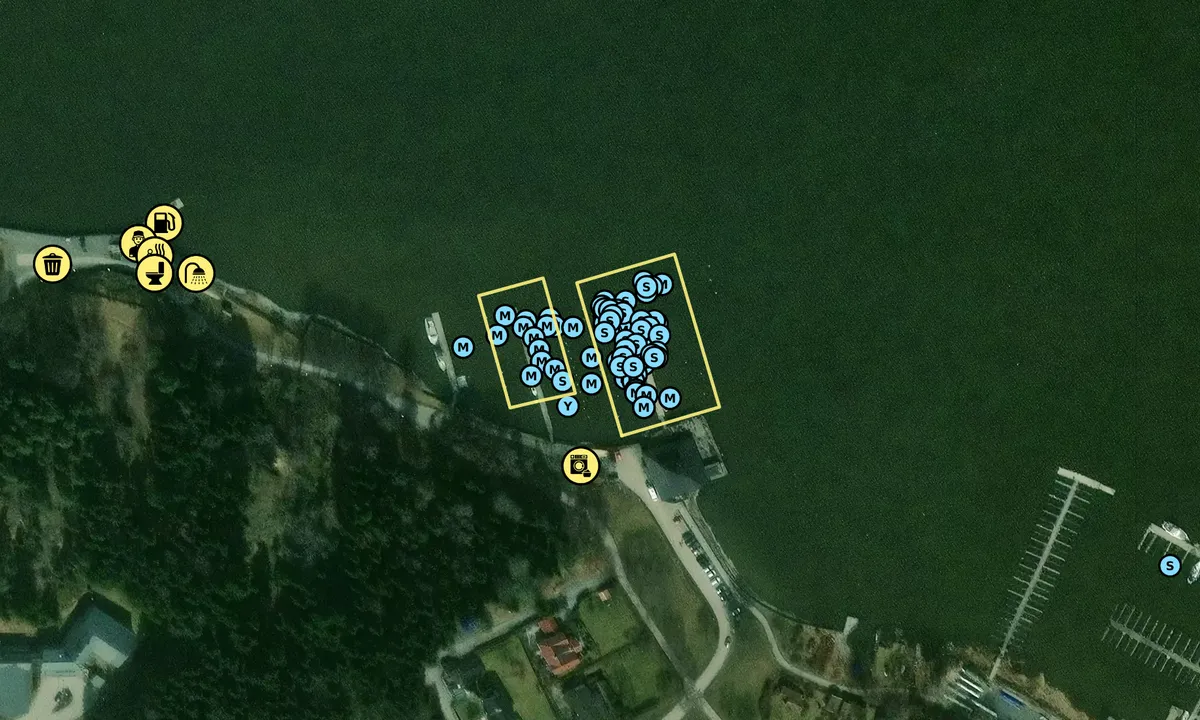 Satelite image of Norrtälje Gästhamn
