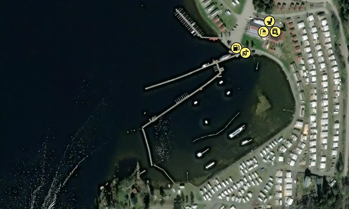 Satelite image of Norsjø Ferieland - Akkerhaugen